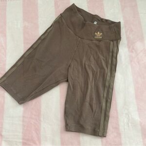 adidas fleece biker shorts